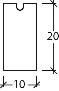 Especificações técnicas<br />
Chassi 20x10-R-EUC para nivelamento